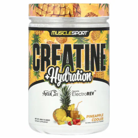 Muscle Sport Creatine + Hydrati-Pineapple Co : 30 serv